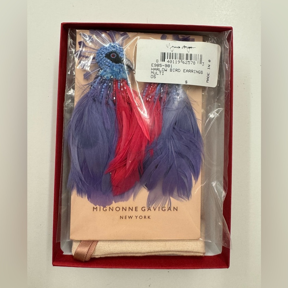Mignonne Gavigan Harlow Bird Earrings - Picture 6 of 8